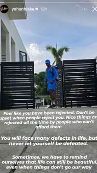 Blake's Instagram story